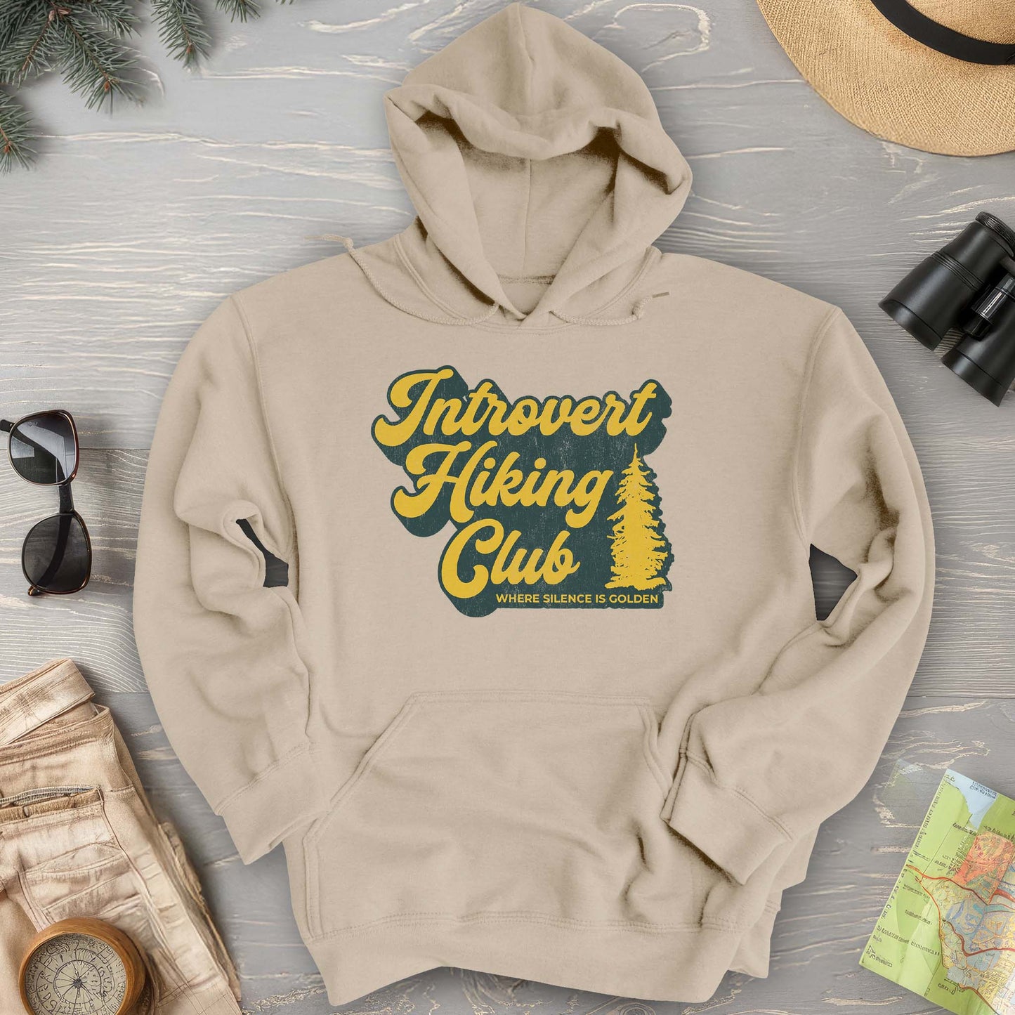 Introvert Hiking Club Hoodie