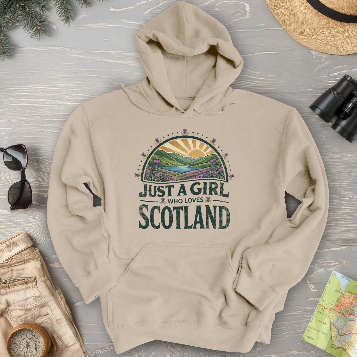 Just A Girl Scotland Hoodie