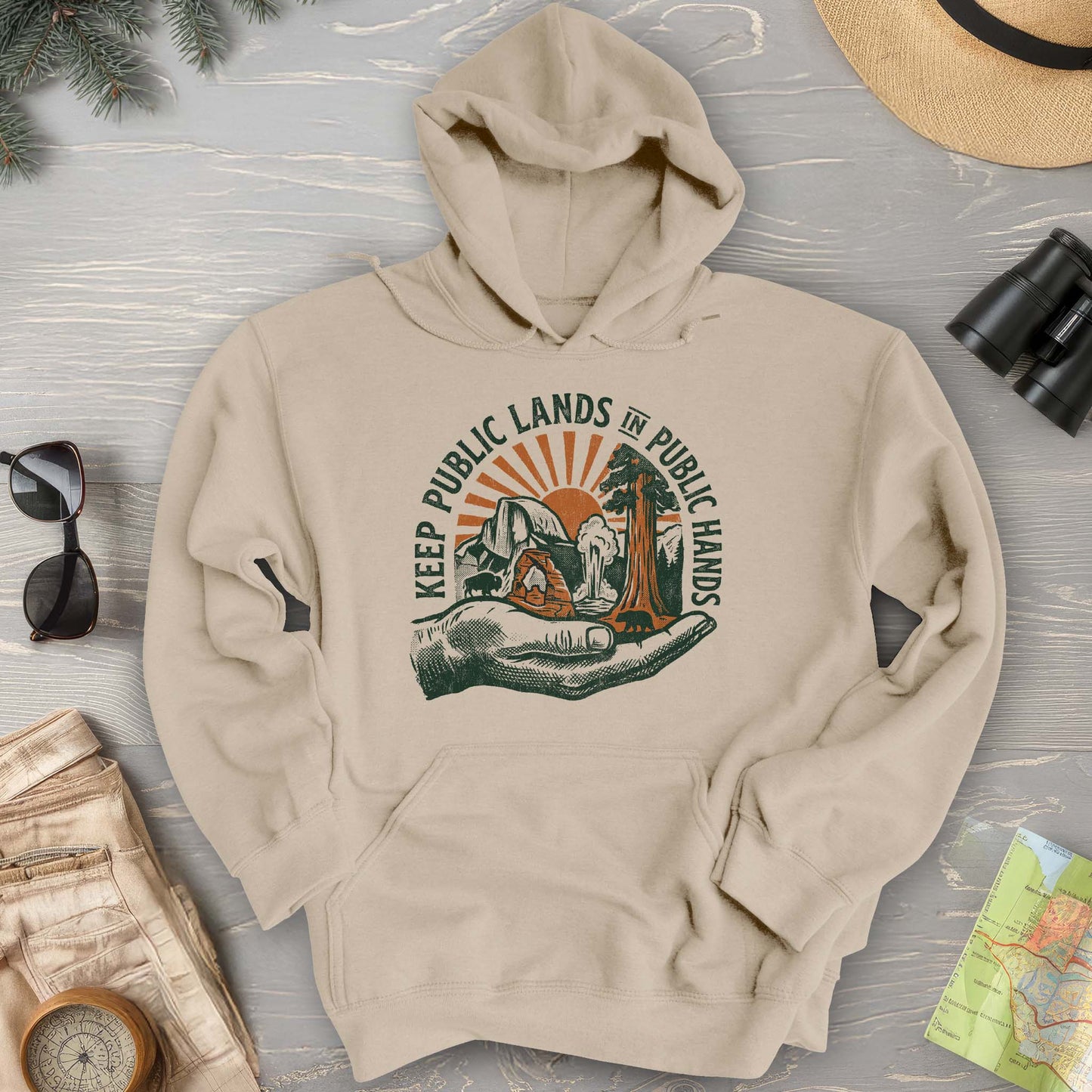 Public Lands Public Hands V1 Hoodie