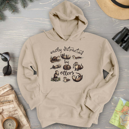 Easily Distracted By Otters Hoodie