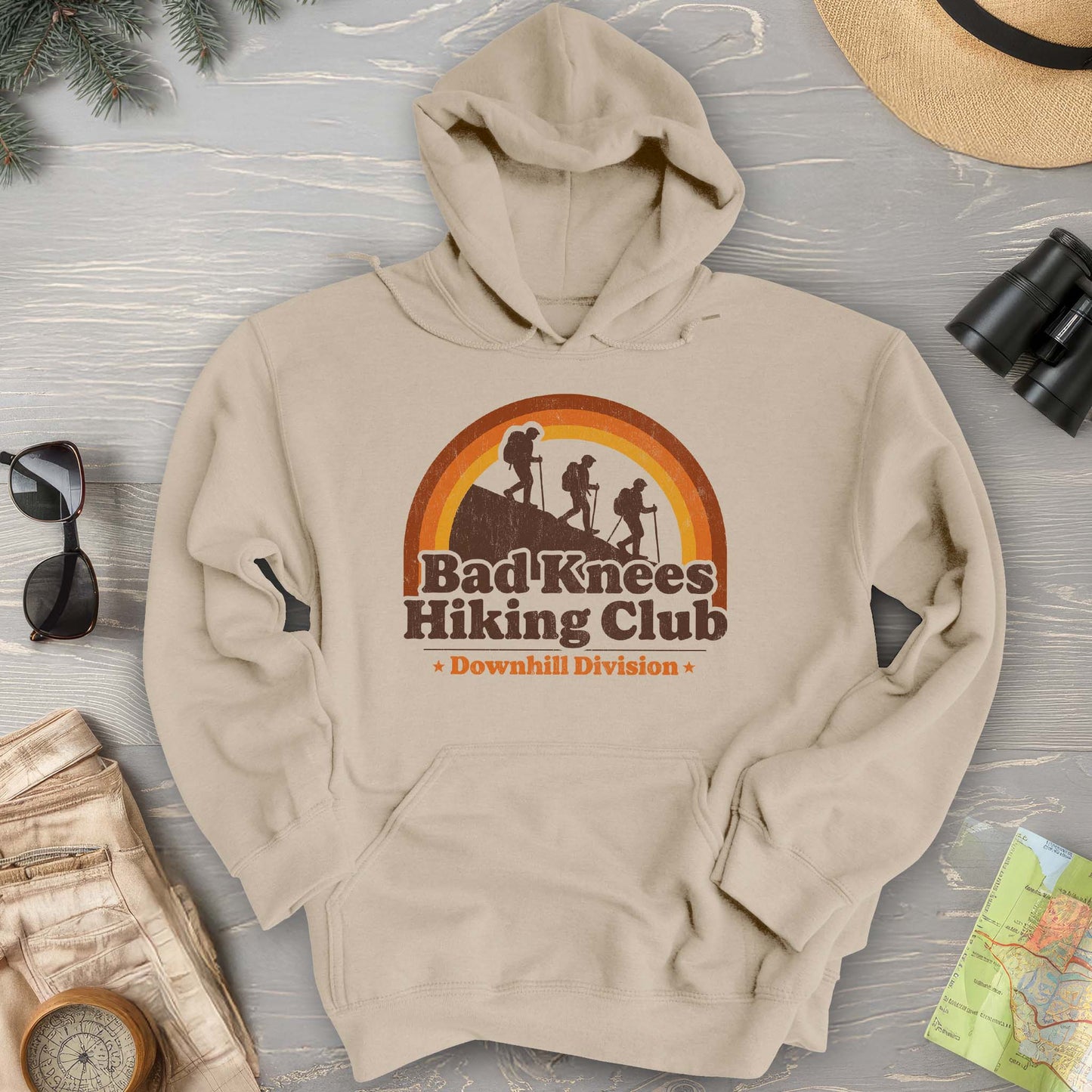 Bad Knees Hiking Club Hoodie