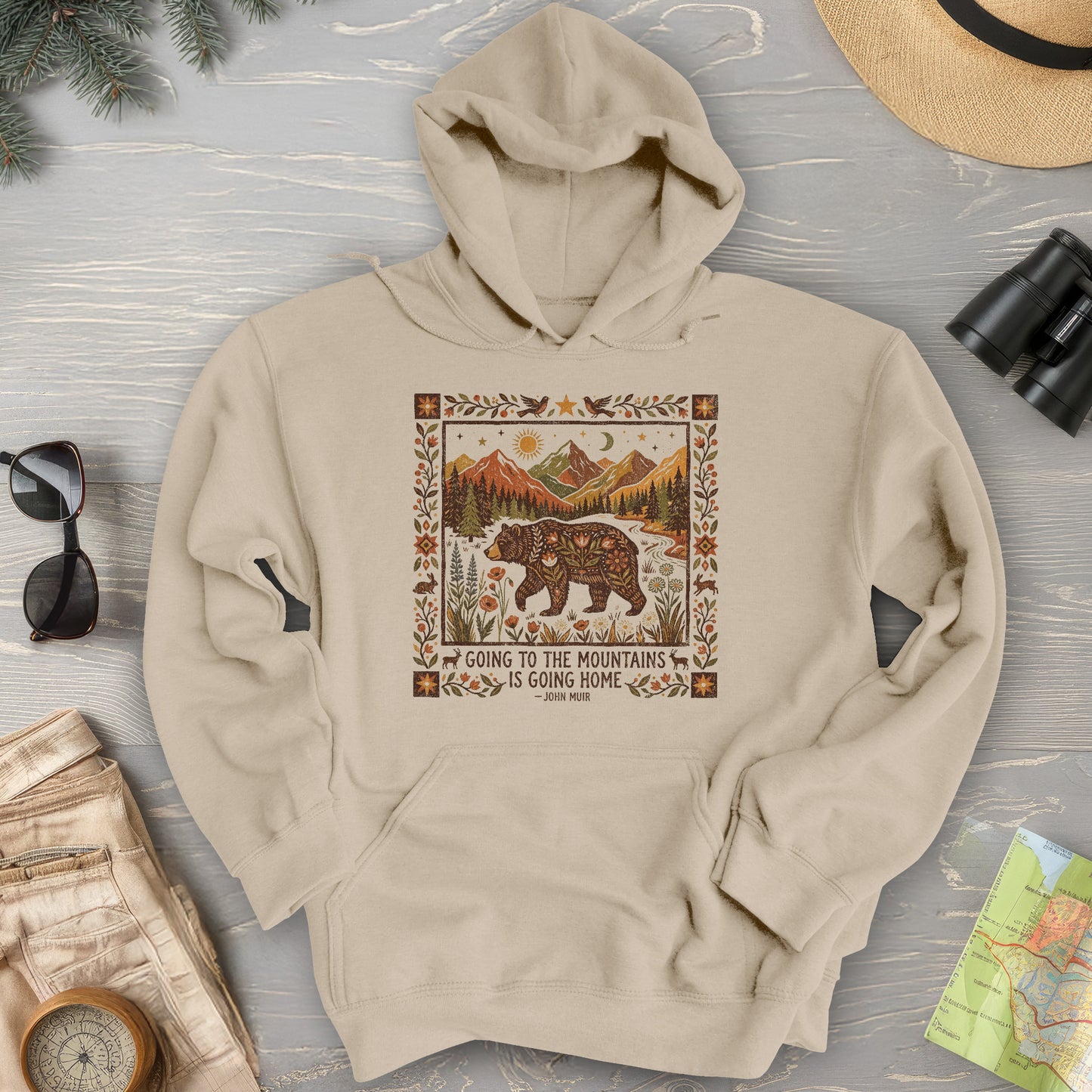 Going Home John Muir Hoodie