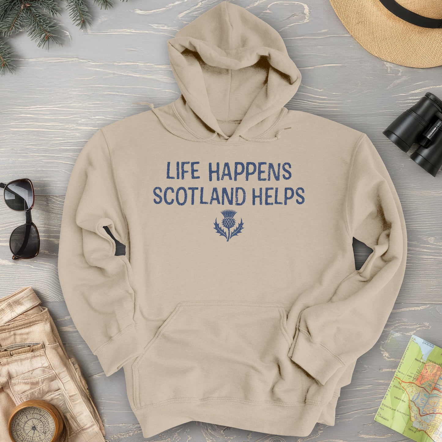 Life Happens Scotland Hoodie