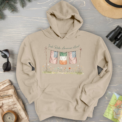 Irish Roots American Heart Hoodie