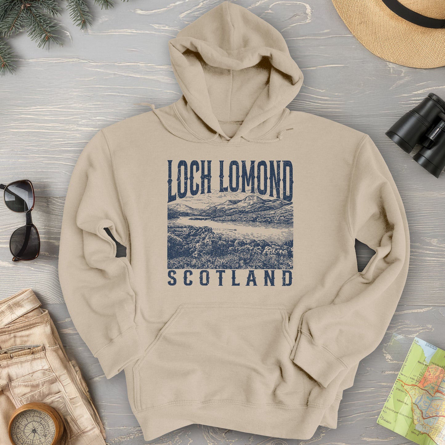 Loch Lomond Sketch Hoodie