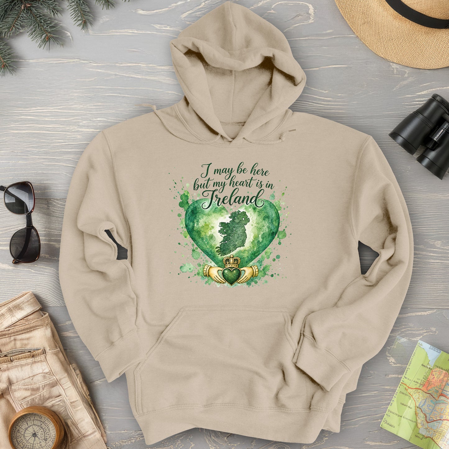 Ireland Heart Hoodie