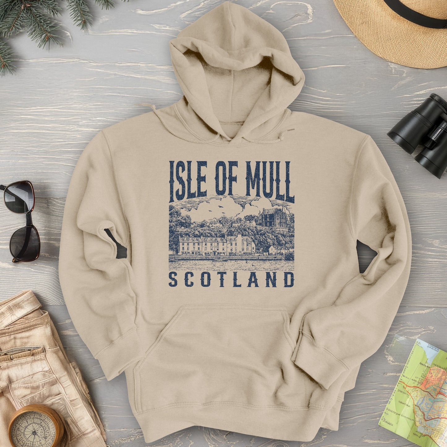 Isle of Mull Sketch Hoodie