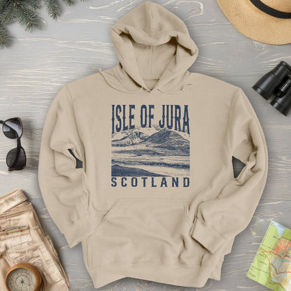 Isle of Jura Scotland Sketch Hoodie