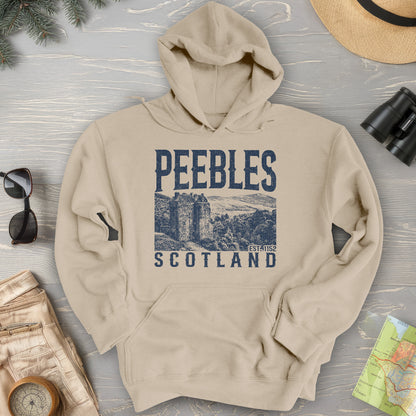 Peebles Scotland Sketch Hoodie