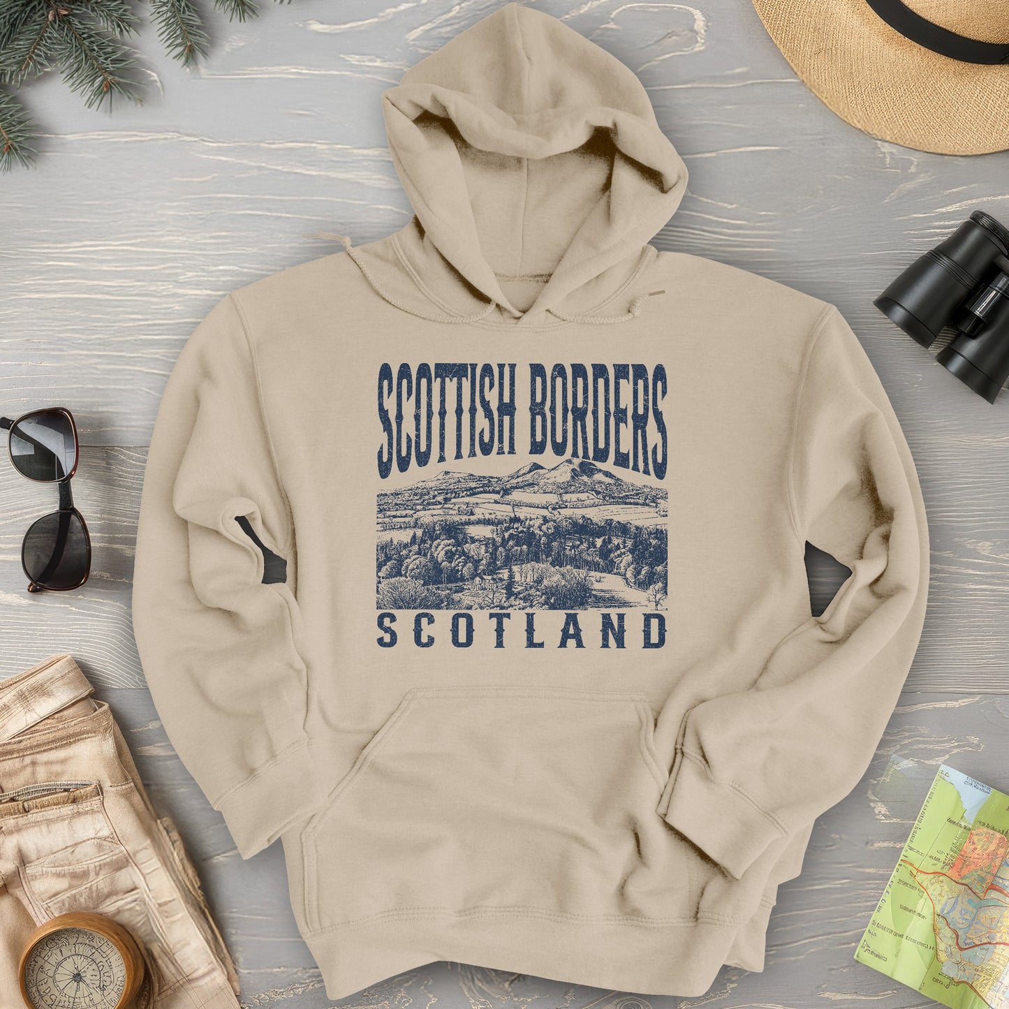 Scottish Borders Sketch Hoodie
