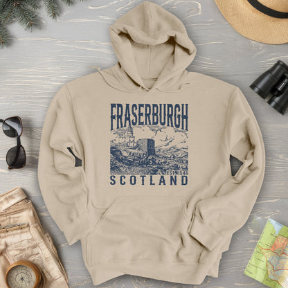 Fraserburgh Scotland Sketch Hoodie