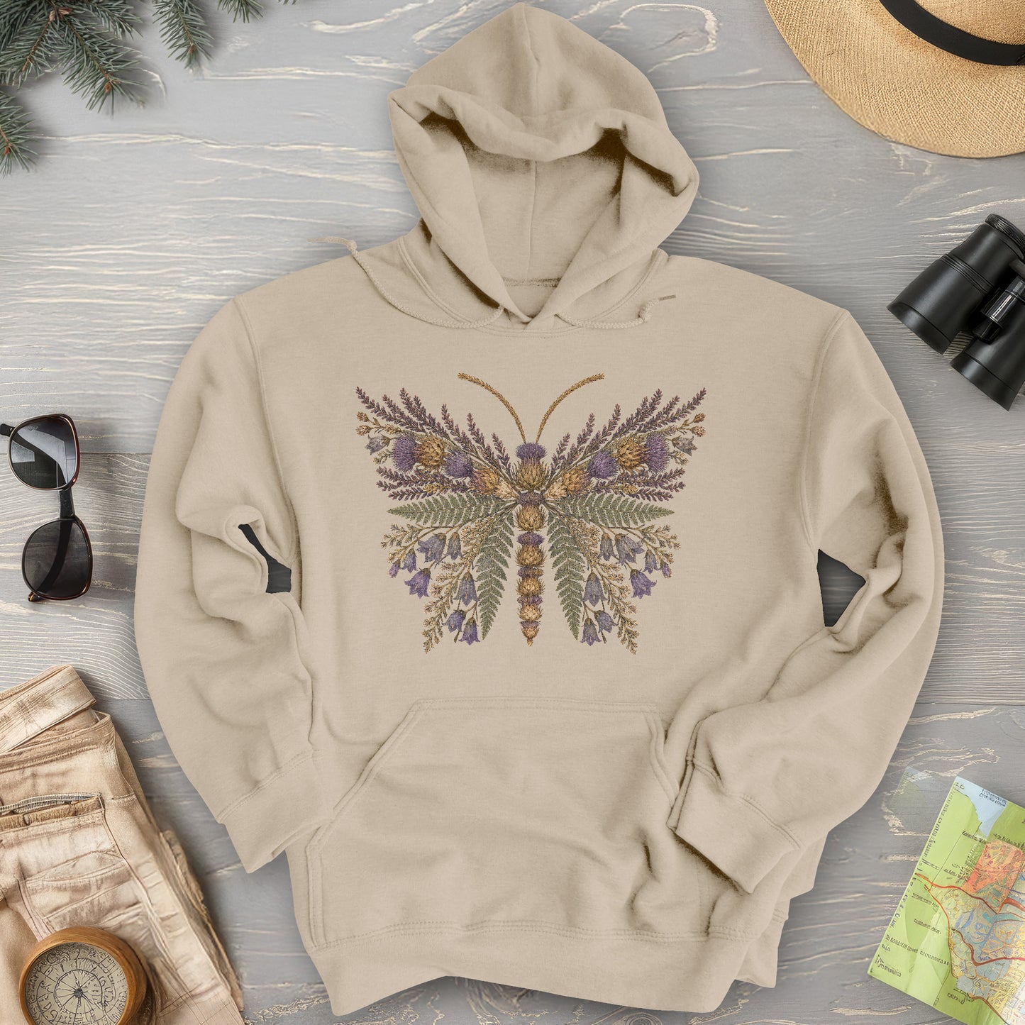 Thistle Butterfly Hoodie
