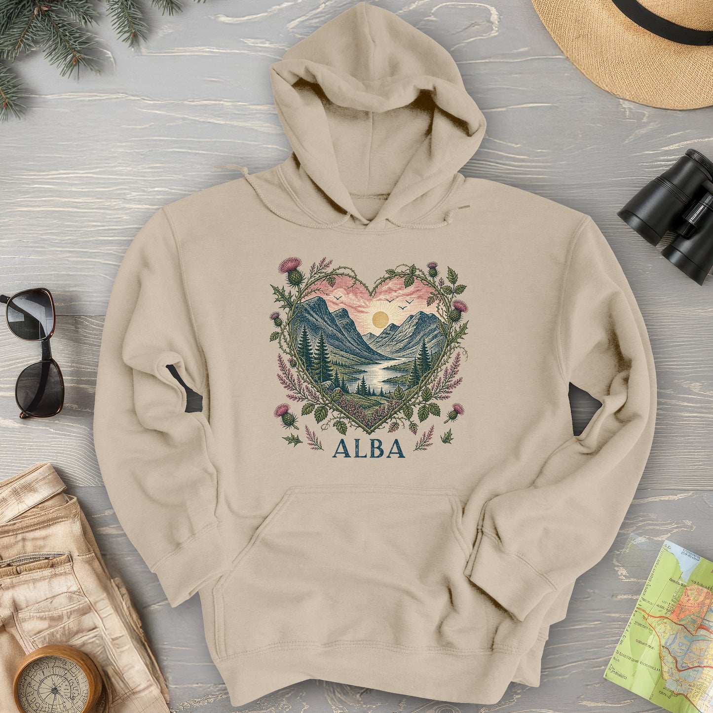 Alba Heart Hoodie
