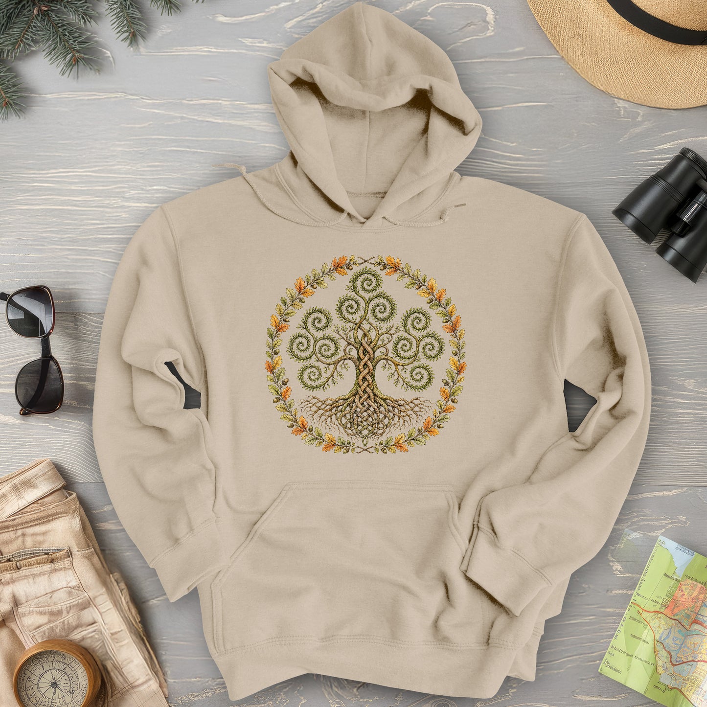 Triskele Tree Of Life Hoodie