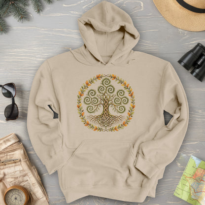 Triskele Tree Of Life Hoodie