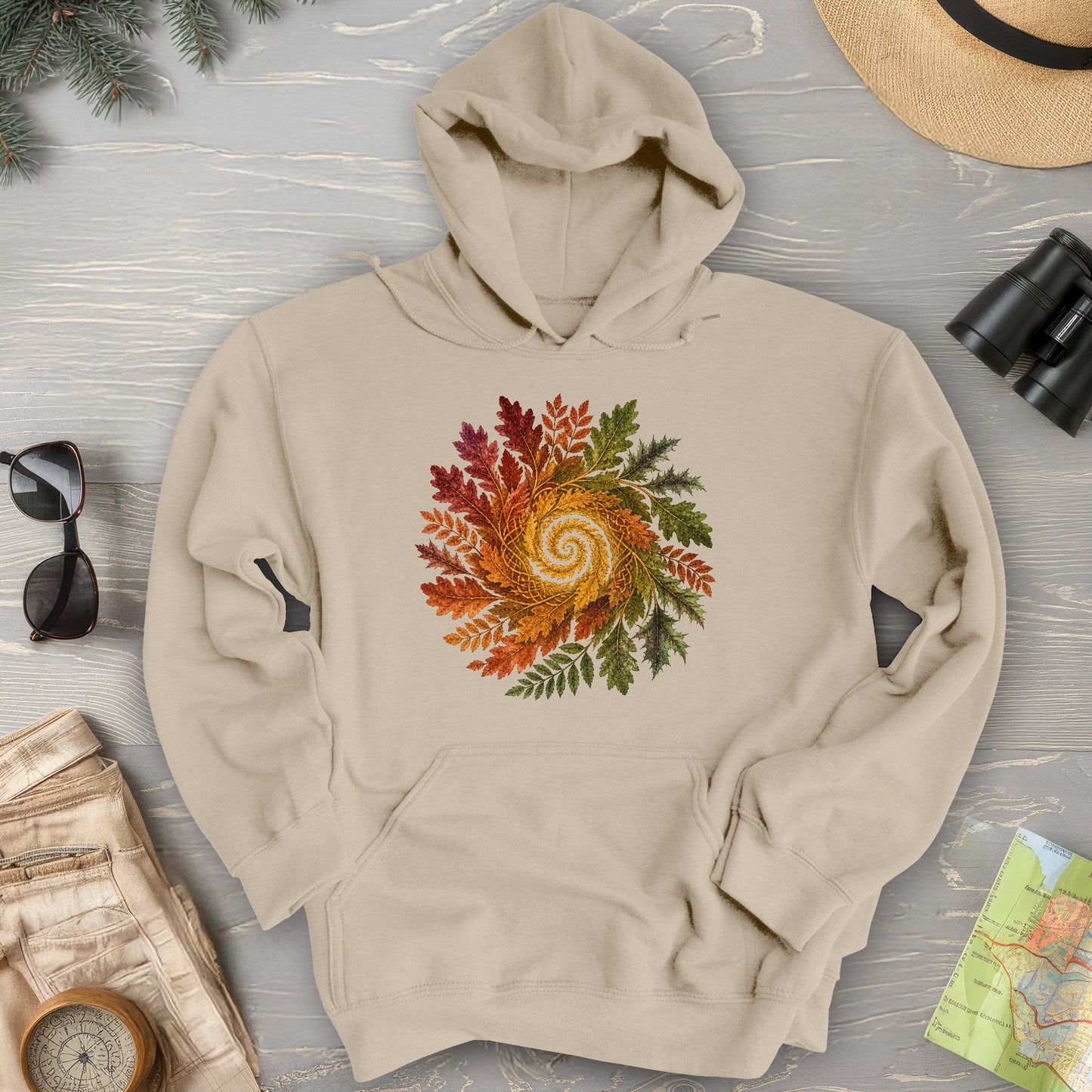 Autumn Spiral Hoodie
