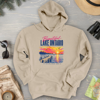 Lake Ontario Color Burst Hoodie