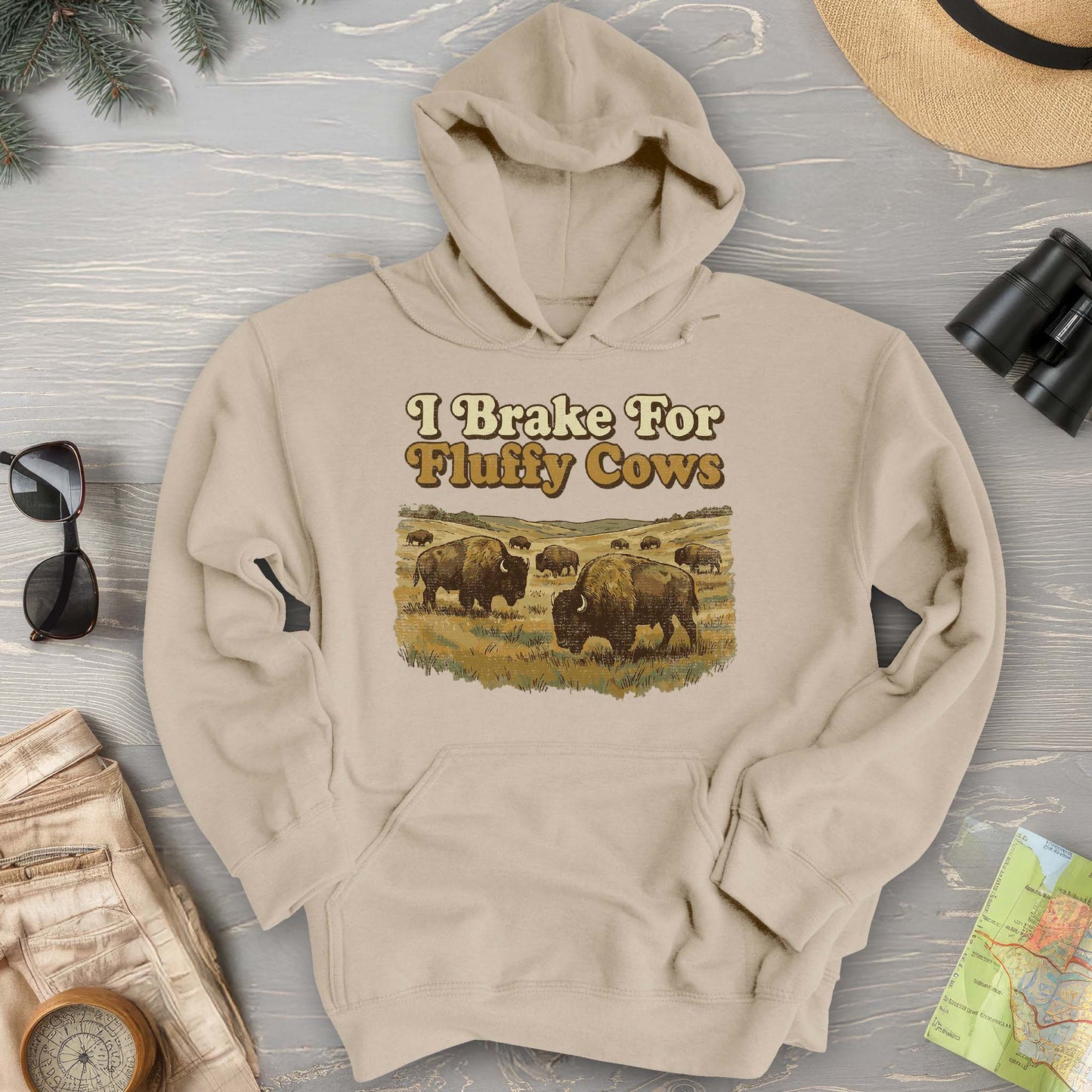 Fluffy Cow Brake Hoodie