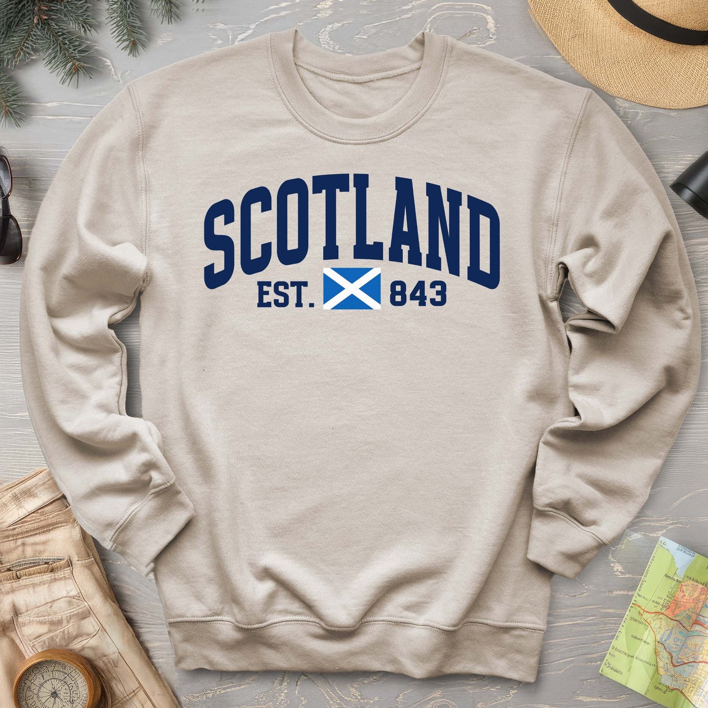 Scotland Varsity Flag Sweatshirt