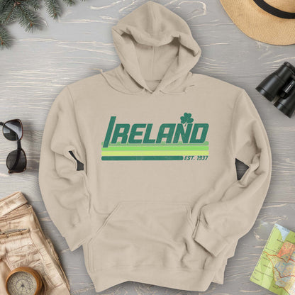 Ireland Retro Stripe Hoodie