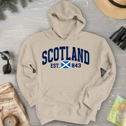 Scotland Varsity Flag Hoodie