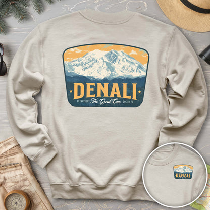 Denali "The Great One" Vintage Badge Crewneck Sweatshirt