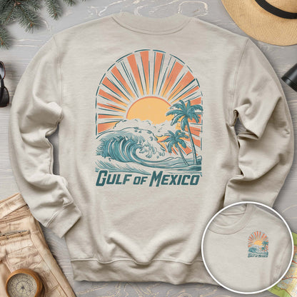 Gulf of Mexico "Sunny Vibes" Crewneck Sweatshirt