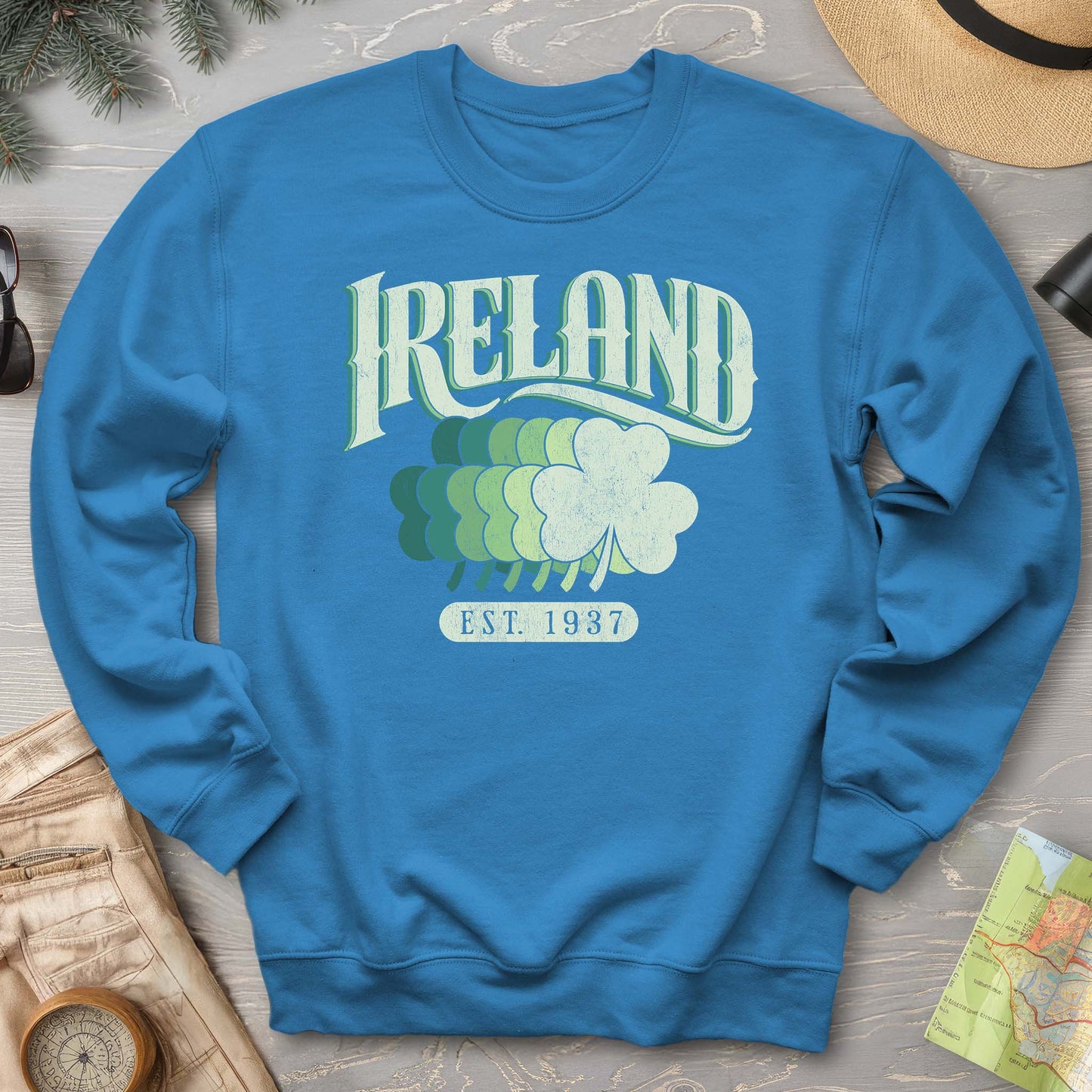 Ireland Shamrock Series Crewneck Sweatshirt