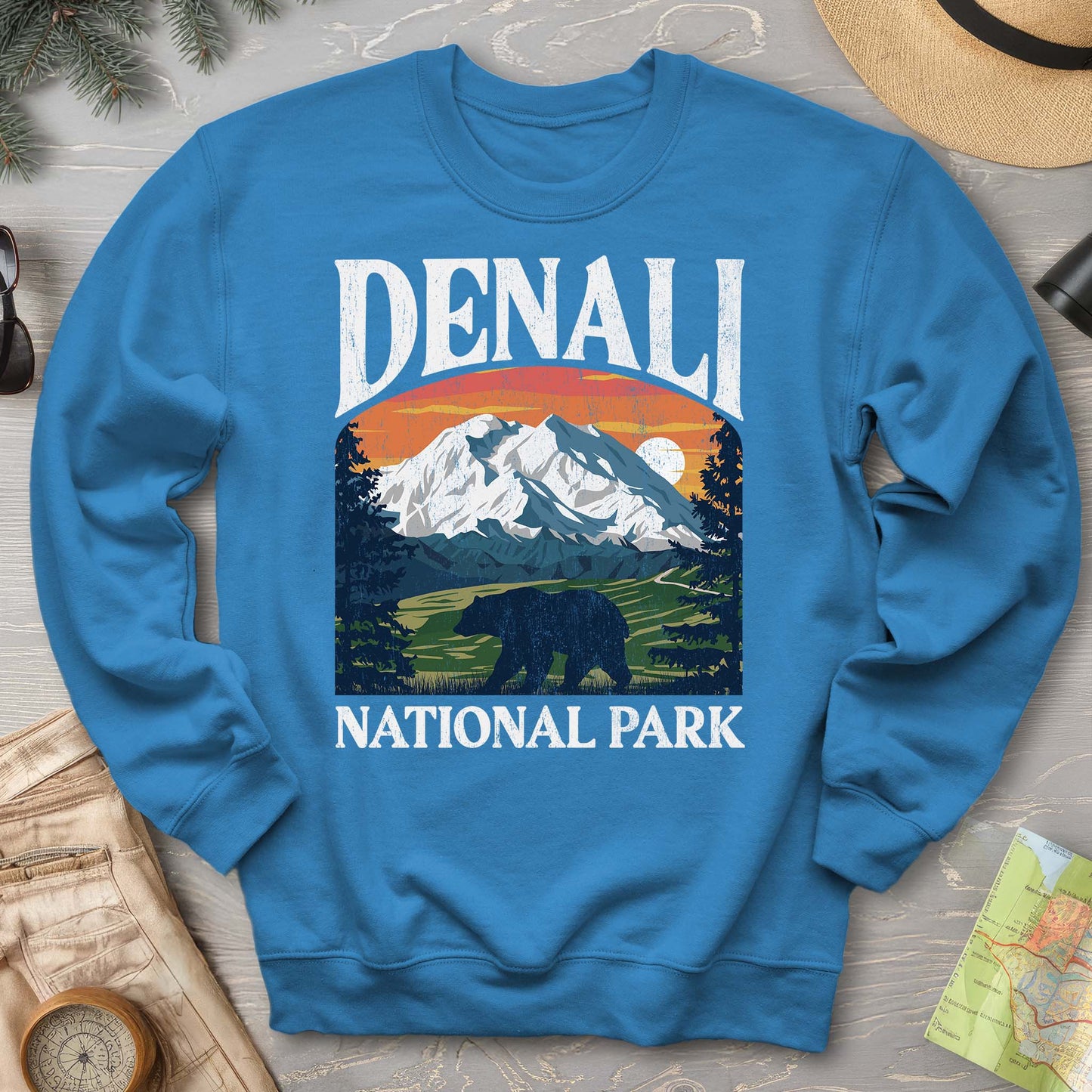 Bargain Bin Overstock! Denali National Park "Big and Bold" Sweatshirt