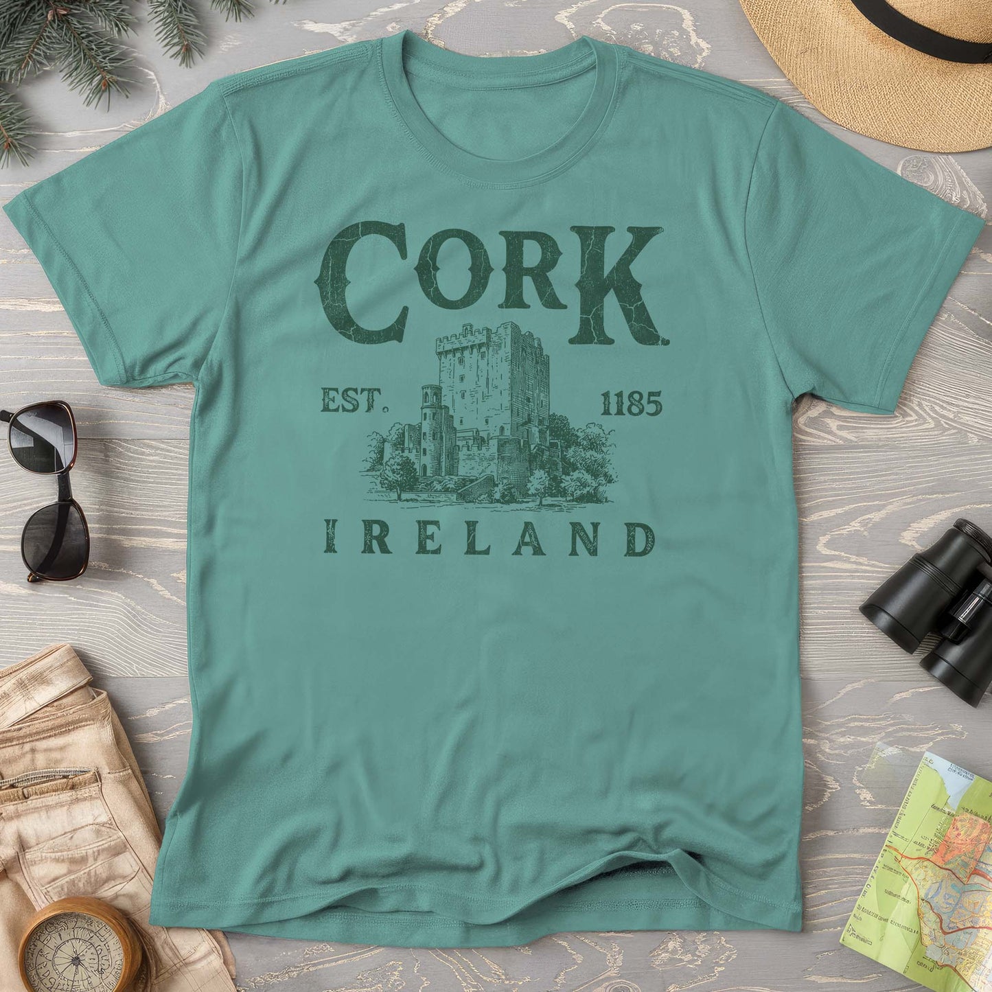 Cork Vintage Print T-Shirt