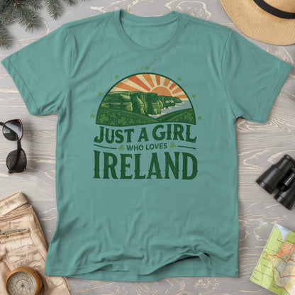Just a Girl Who Loves Ireland T-Shirt