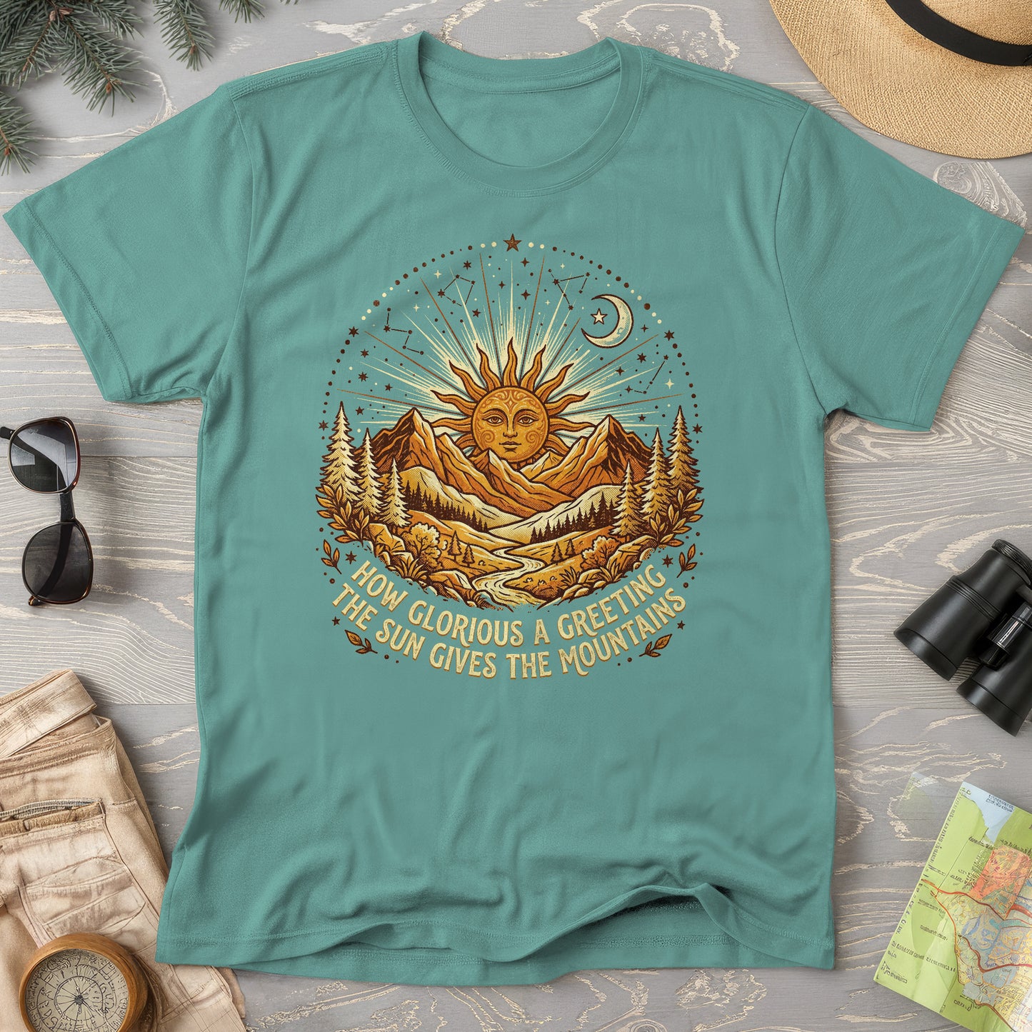 Glorious Greeting John Muir T-Shirt