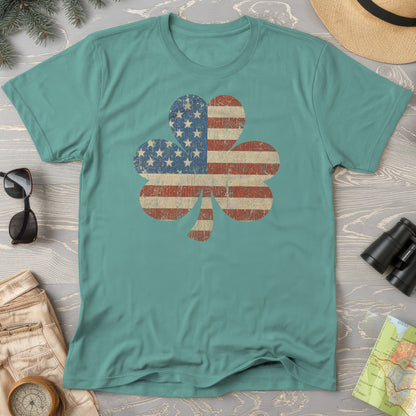 Vintage Flag Shamrock T-Shirt