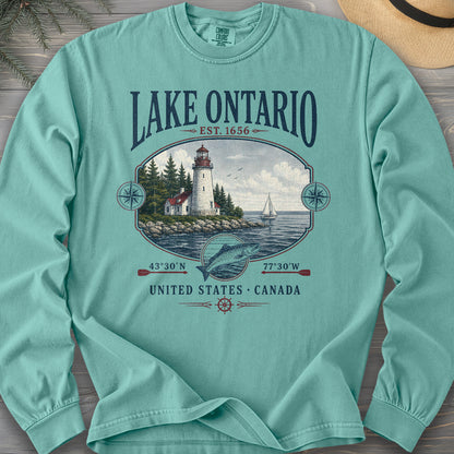 Lake Ontario Retro 90's Long Sleeve Shirt
