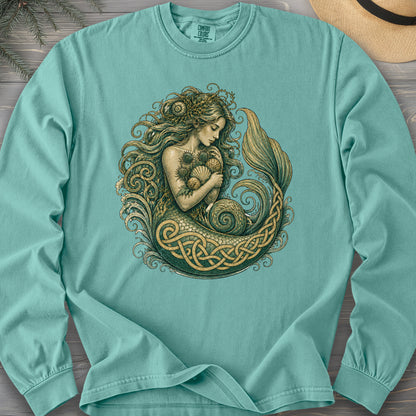 Celtic Mermaid Comfort Colors 6014 Long Sleeve