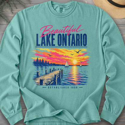 Lake Ontario Color Burst Long Sleeve Shirt
