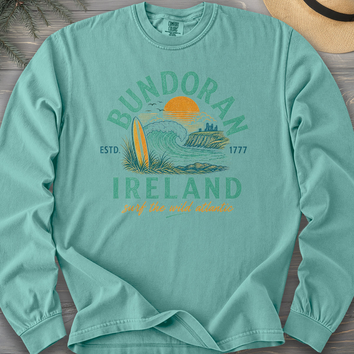 Bundoran Surf Atlantic Comfort Colors 6014 Long Sleeve
