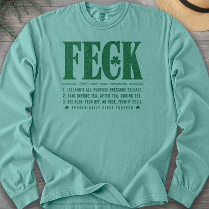 Feck Definition Comfort Colors 6014 Long Sleeve