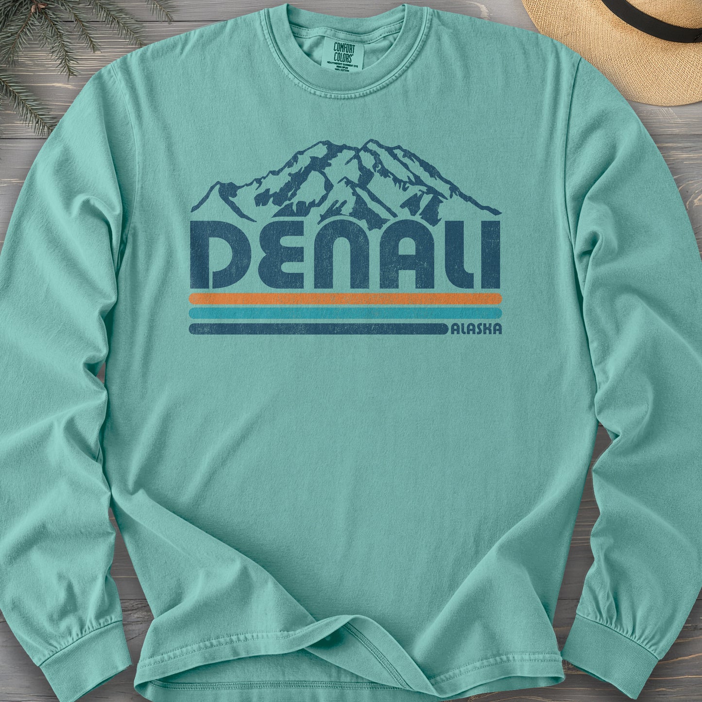Denali Alaska Retro Stripe Long Sleeve Shirt