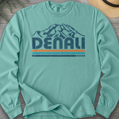 Denali Alaska Retro Stripe Long Sleeve Shirt
