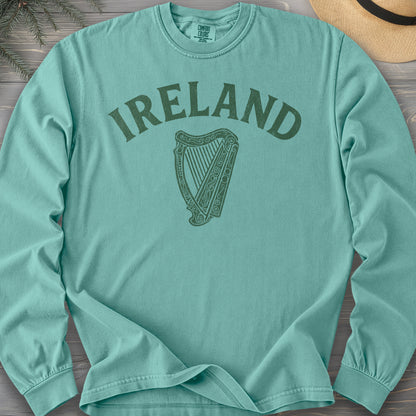 Ireland Vintage Harp Long Sleeve Shirt