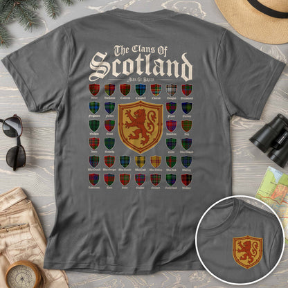 Clans of Scotland "Tartans"Front/Back Print Comfort Colors T-Shirt
