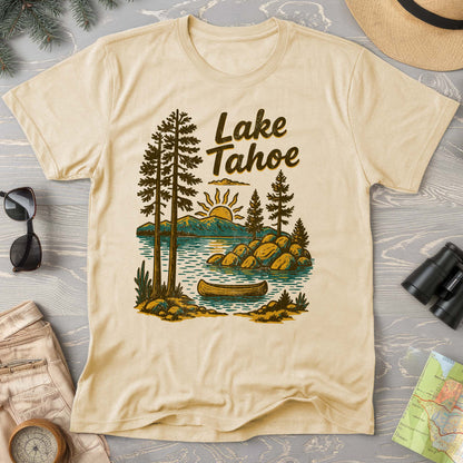 Lake Tahoe Canoe Sketch