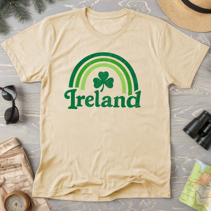 Ireland Rainbow Shamrock Comfort Colors T-Shirt