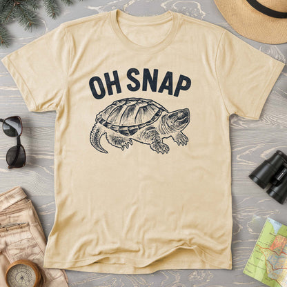 Snapping Turtle "Oh Snap" Textured Comfort Colors T-Shirt