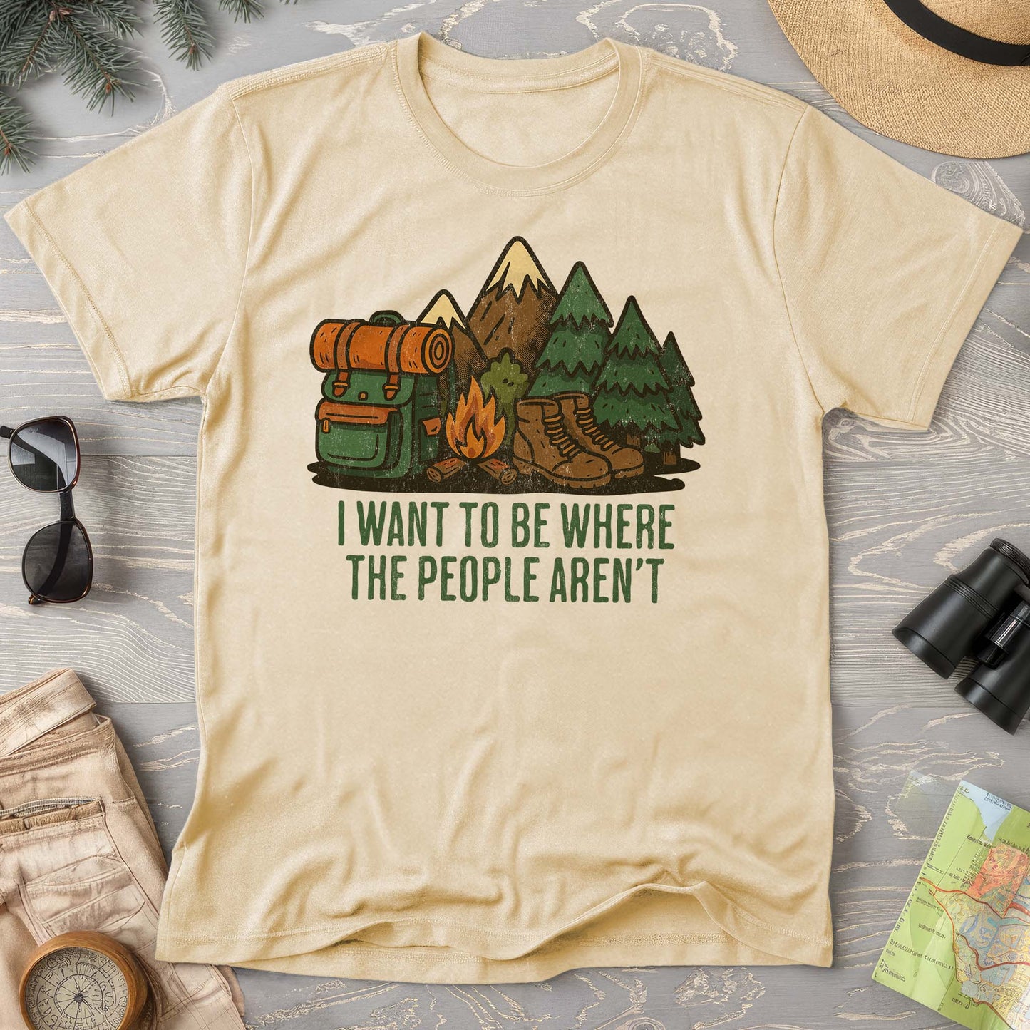 Where The People Aren't Comfort Colors T-Shirt