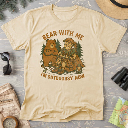 Women's "Bear With Me" Outdoorsy Comfort Colors T-Shirt