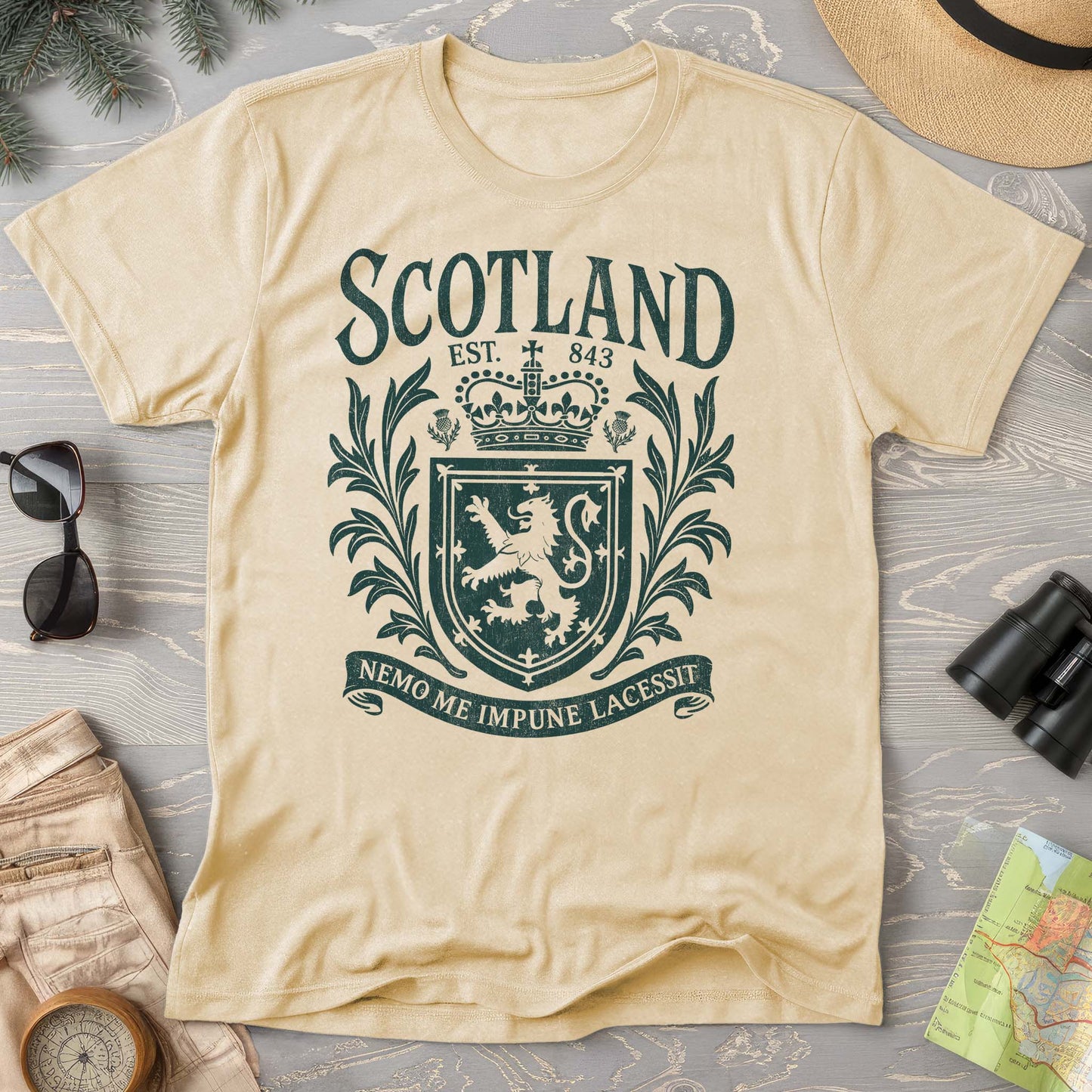 Scotland Vintage Heraldry Comfort Colors T-Shirt