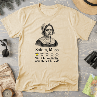 Salem Massachusetts "1 Star Review" Comfort Colors T-Shirt