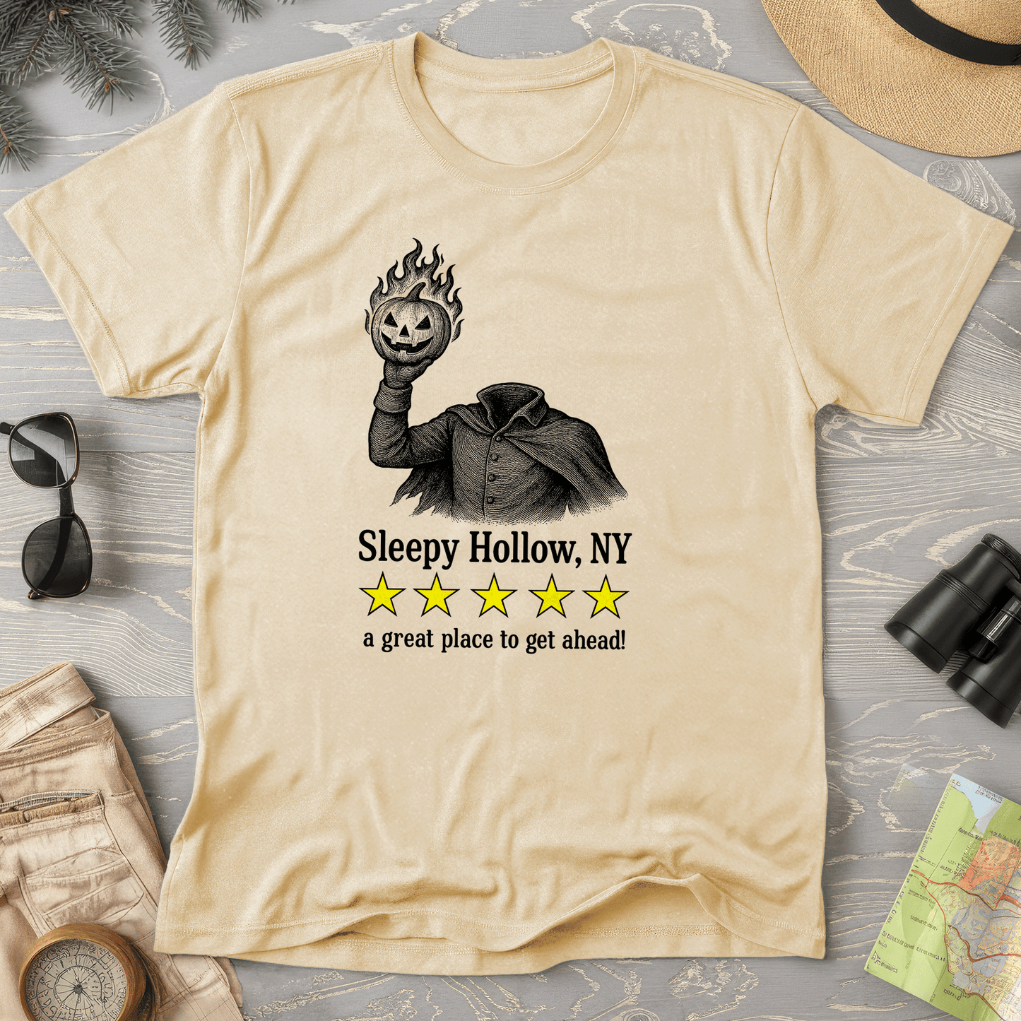 Sleep Hollow NY "5 Star Review" Comfort Colors T-Shirt